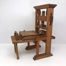 Gutenberg's Original Press - Witness History's First Print Revolution!