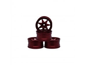 7Star Drift Wheels: 1/10 Aluminum Alloy 4-Piece Set - Own the Track!
